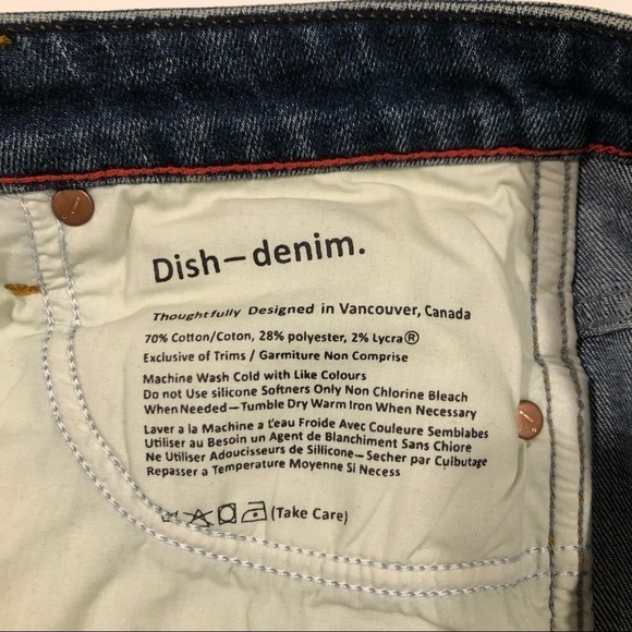 Dish-Denim DU/ER High Rise Skinny Distressed Jean Frontier Rigid Redux W31 L28 - Picture 9 of 16